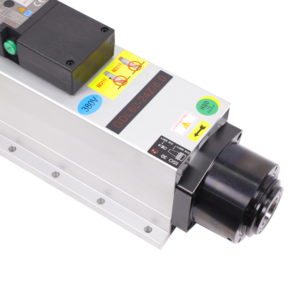 Air Cooling 6Kw ISO30 High Spe - Cnc Spindle Motor recension och pris