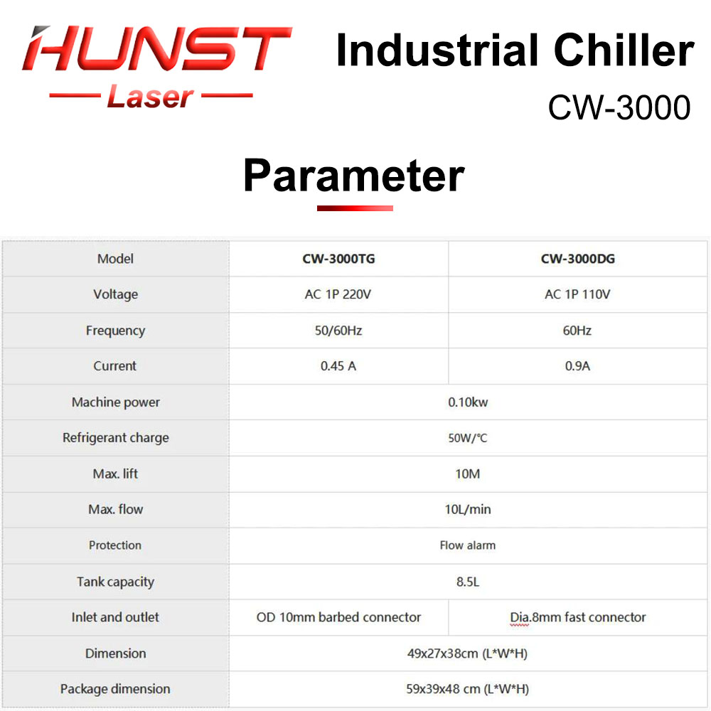 HUNST S&A CW3000 Industrial Wa - Industrial Laser Engraver recension och pris