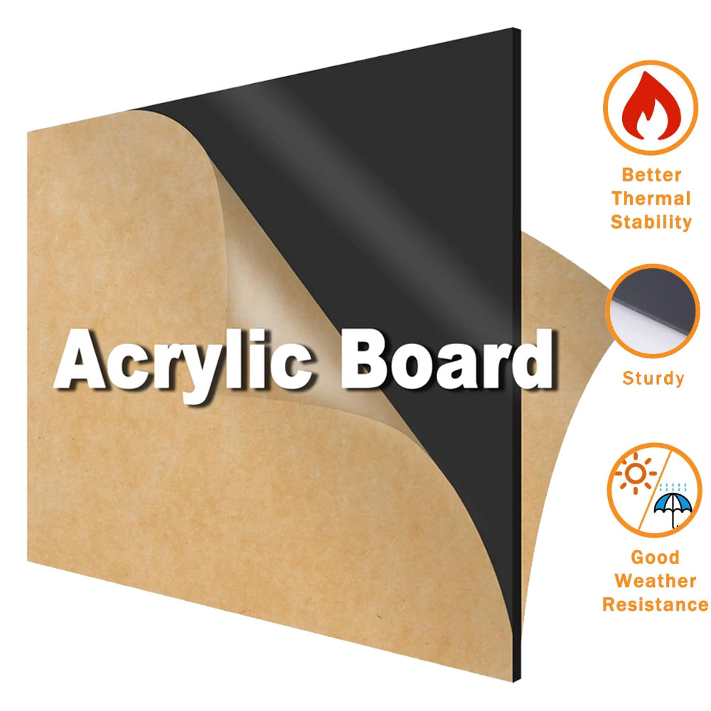 Acrylic Sheet Sheet Black Plex - Industrial Laser Engraver recension och pris
