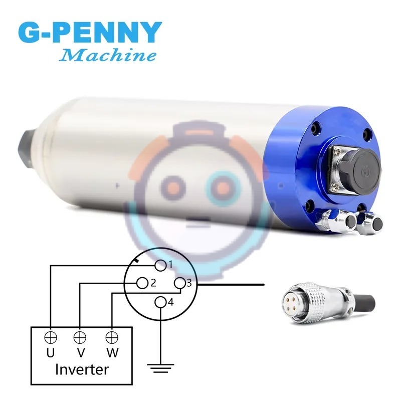 hot 220v 380v 2.2KW CNC Water  - Cnc Spindle Motor recension och pris